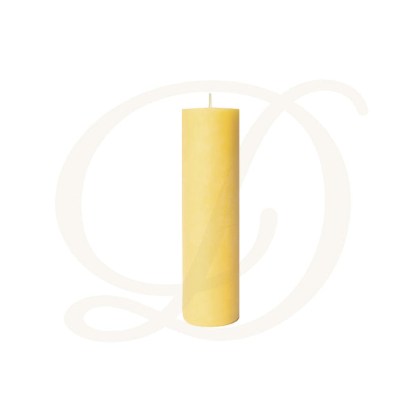 3"D Altar Candle - Natural 100% Beeswax