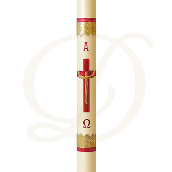 Resurrection Paschal Candle - Beeswax