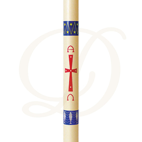 Credo Paschal Candle - Beeswax