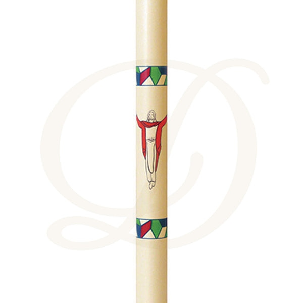 Resurrection Paschal Candle - Beeswax