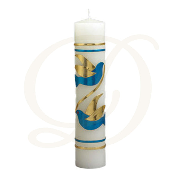 Dove Christ Candle