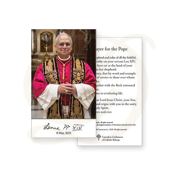Pope Leo XIV - Prayer Card Per 25