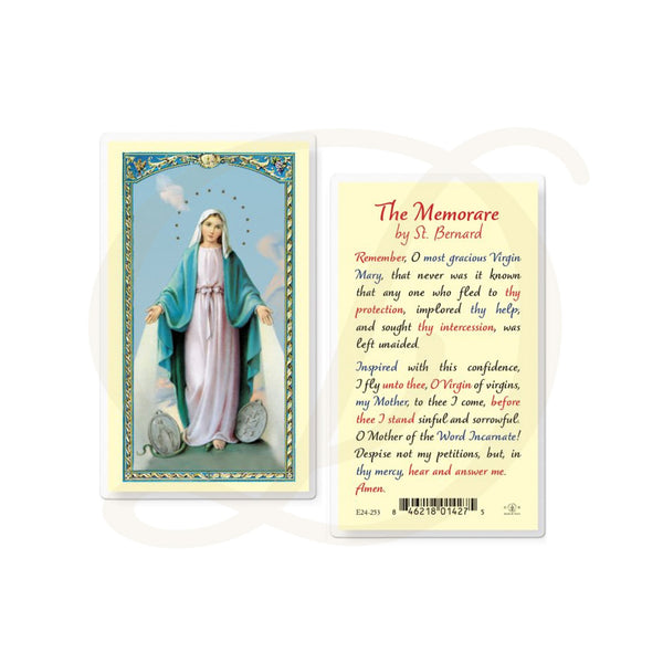 Our Lady of Grace - Laminated Prayer Card