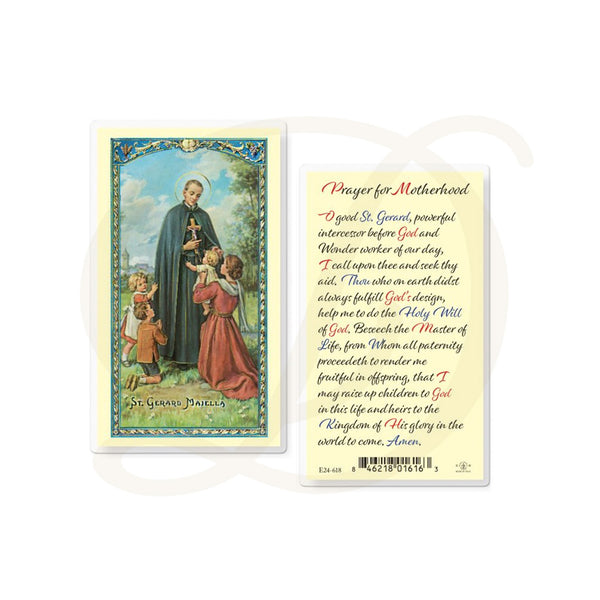 St. Gerard - Laminated Prayer Card