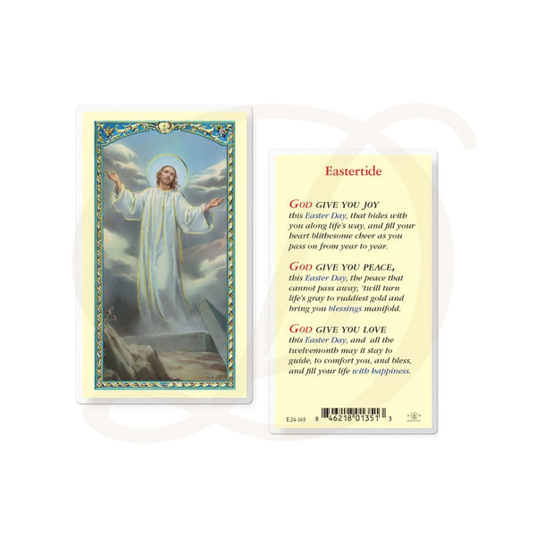 Eastertide Resurrection - Laminated Prayer Card