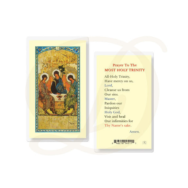 Holy Trinity - Laminated Prayer Card