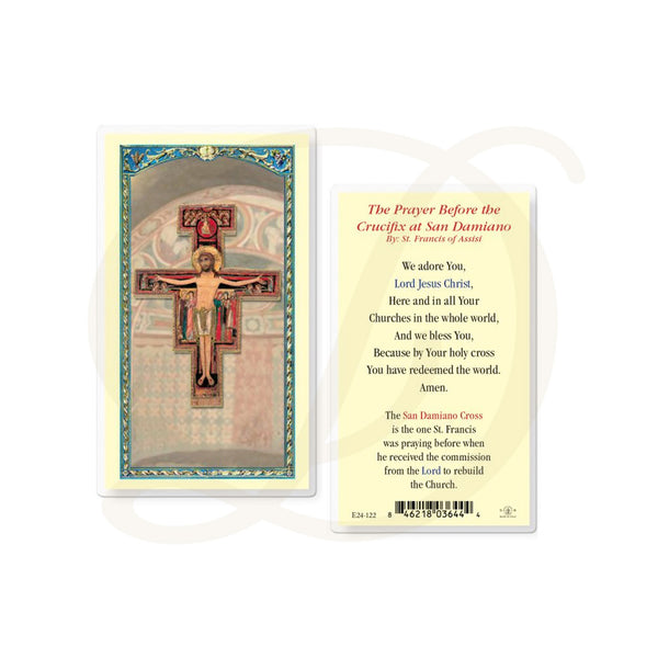 San Damiano - Laminated Prayer Card