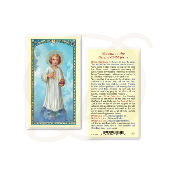 Divine Child Jesus - Laminated Prayer Card