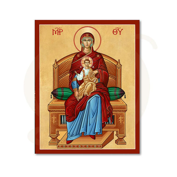 Virgin Enthroned Icon