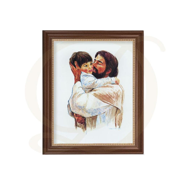 Christ with Child - Framed Print 13-1/2" x 16-9/16"