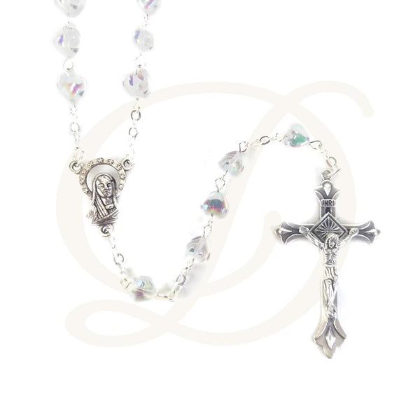 Rosary - Crystal Hearts