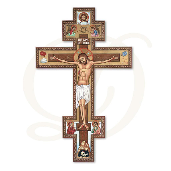 10"H Byzantine Wall Crucifix