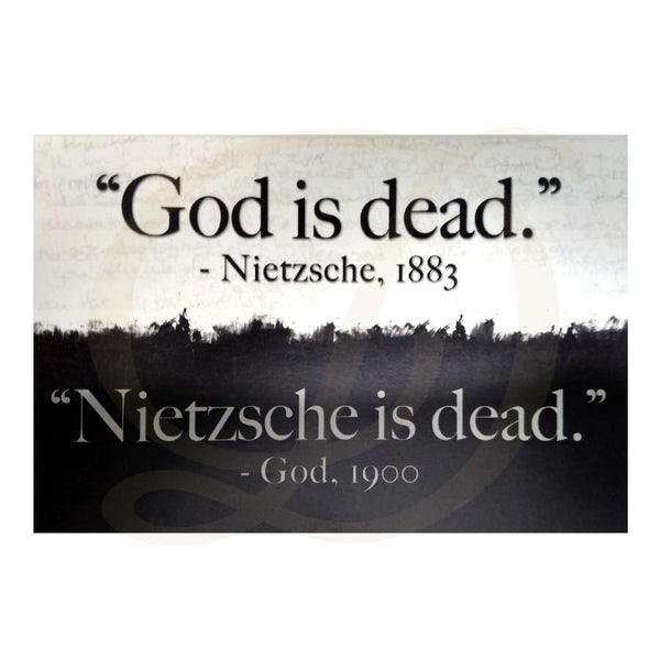 God is Dead - Nietzsche - Poster
