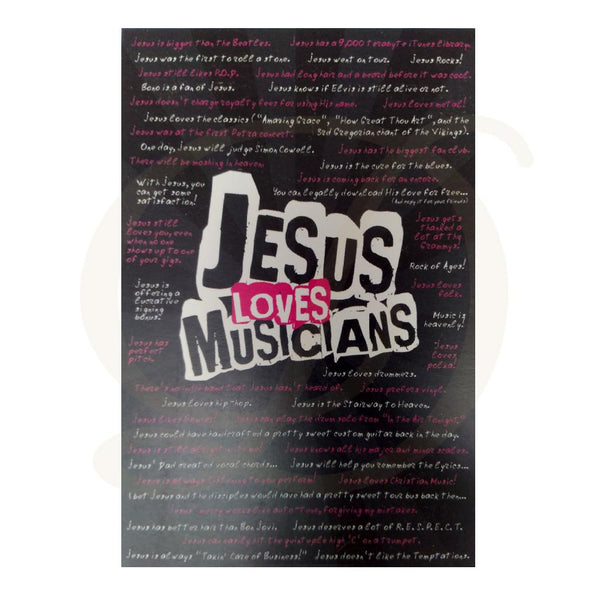 Jesus Loves Musicians - Poster