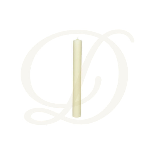 1-1/4"D Altar Candle - 51% Beeswax