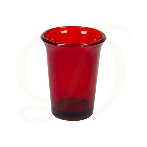 24-Hour Votive Glass Globe Red / Single Votive Glass