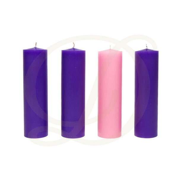 3"D Advent Candles - Stearine