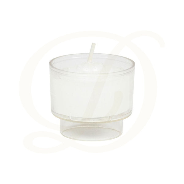 4-Hour Ezlite Votive Candle Crystal / Single Candle
