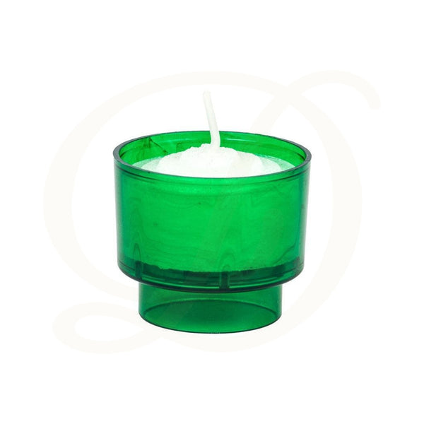 4-Hour Ezlite Votive Candle Green / Single Candle
