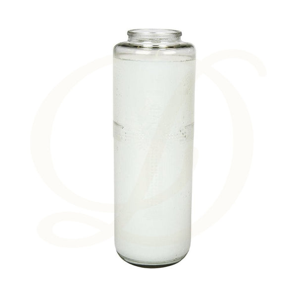 8 Day Glass Candle - Stearine Wax Glass Candle