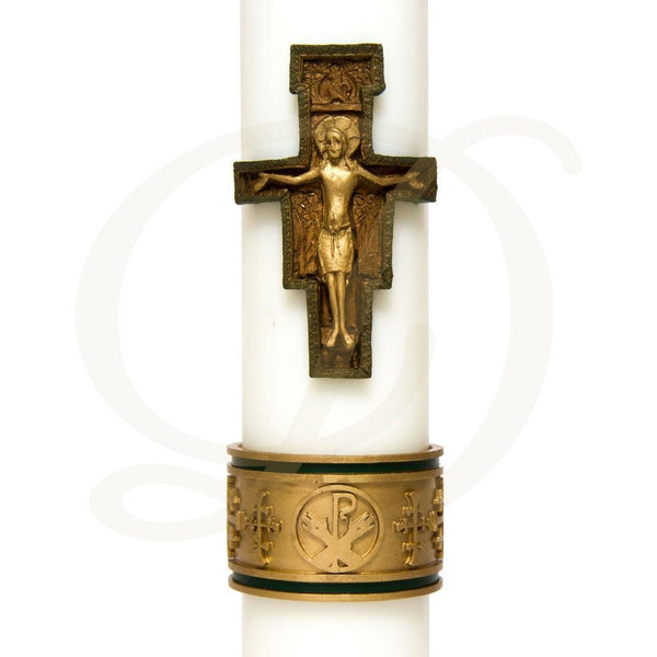 DiCarlo Item 2666 Cross of St. Francis Christ Candle