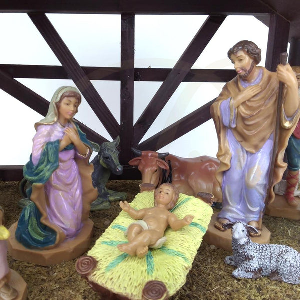 6"H Nativity Set