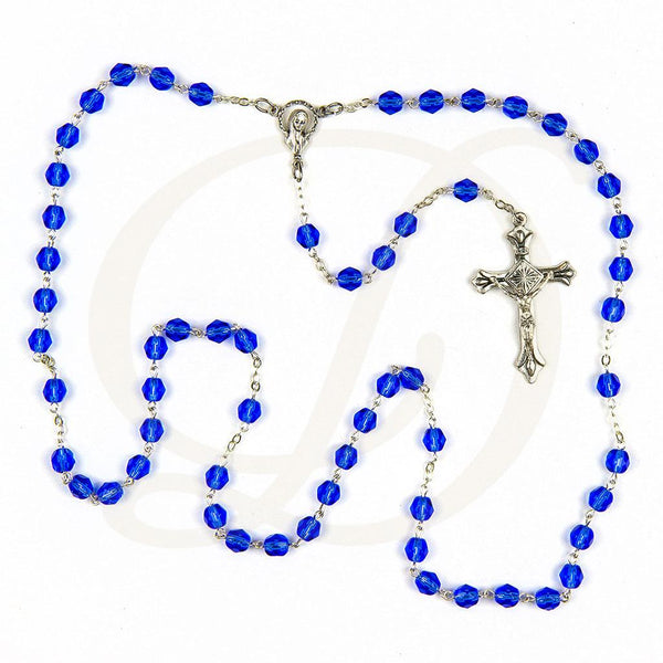 DiCarlo Item 3937 Dark Blue Rosary