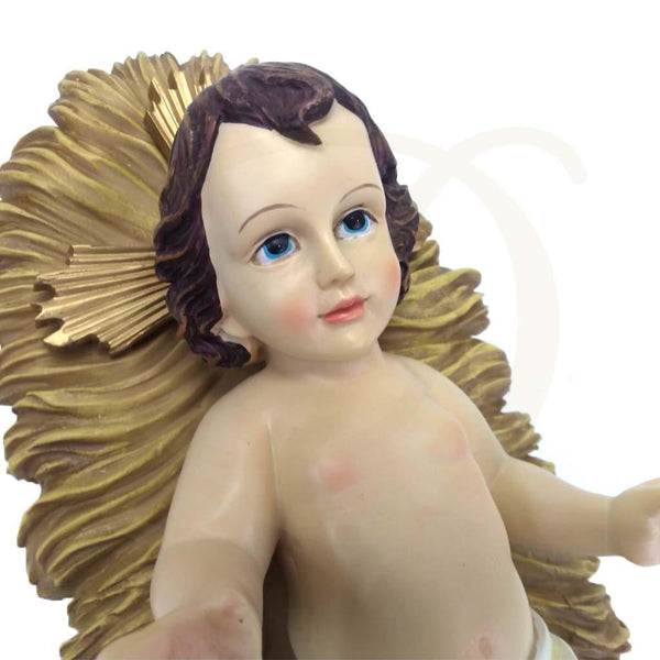 Infant Jesus With Crib