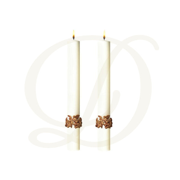 Mount Olivet Complementing Altar Candles - Beeswax