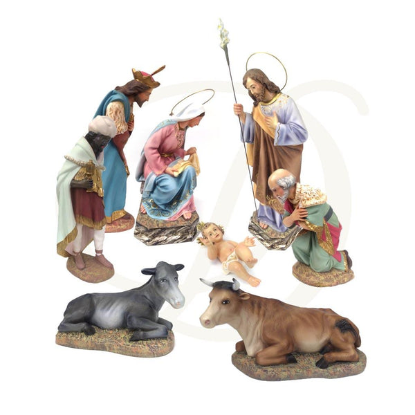 16"H Nativity Set