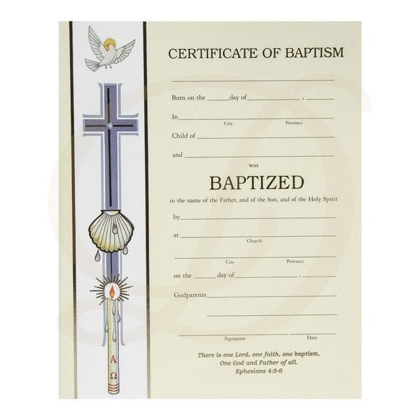 DiCarlo Item 2807 Baptism Certificate