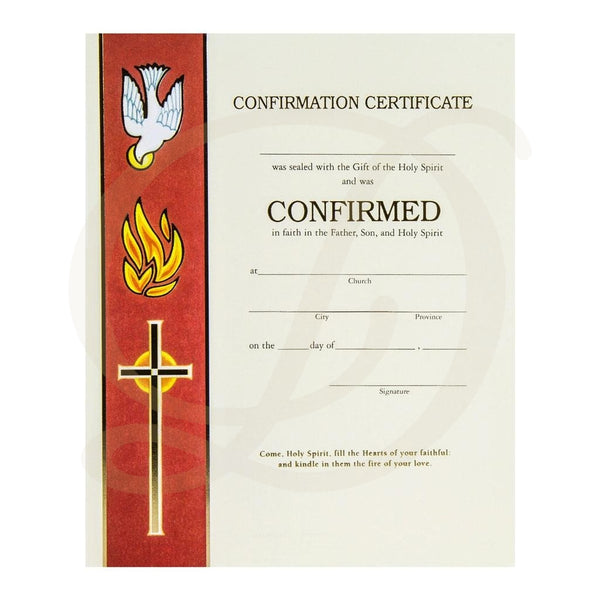 DiCarlo Item 2809 Confirmation Certificate