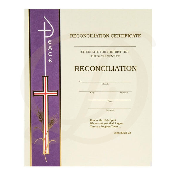DiCarlo Item 2810 Reconciliation Certificate