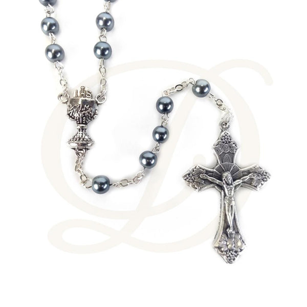 DiCarlo Item 3368 Hematite Rosary