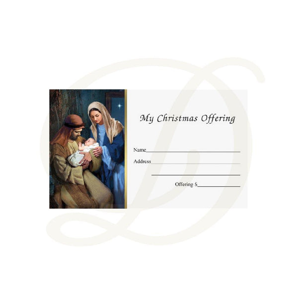 Offering Envelope Christmas