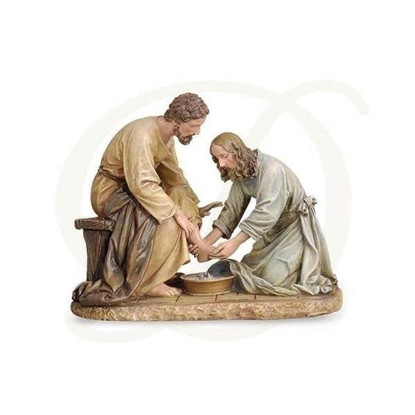 6-1/2"H Jesus Washing of the Feet
