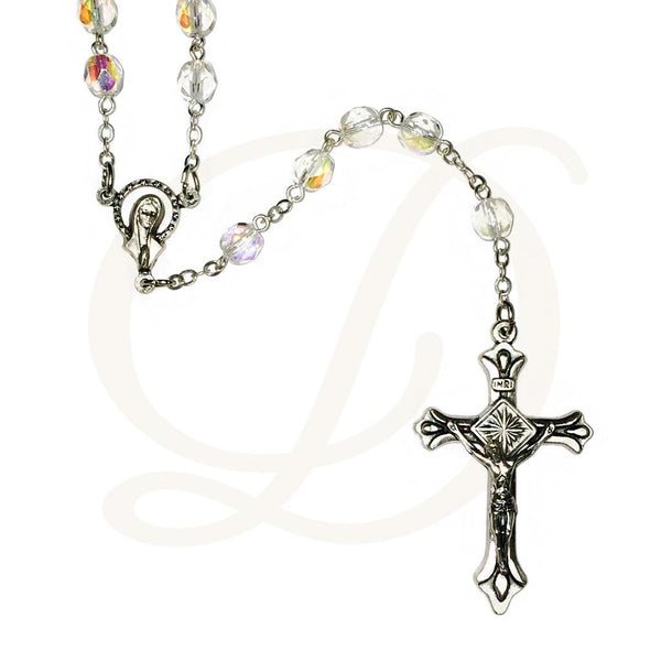 DiCarlo Item 3930 Crystal Rosary