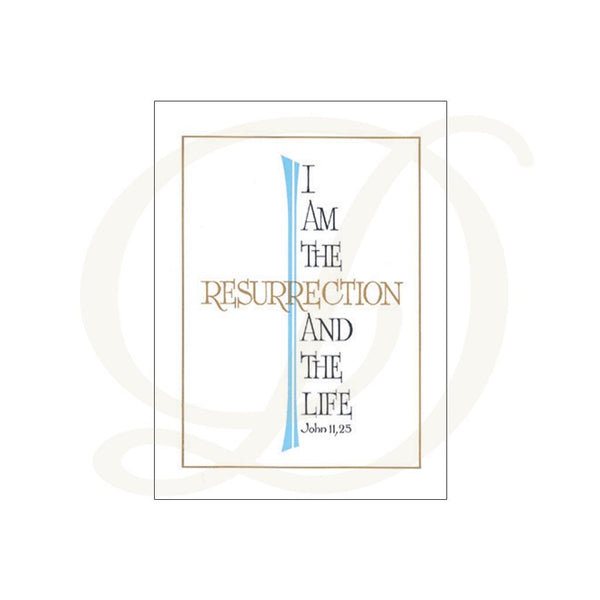 MASS CARD I AM RESURRECTION