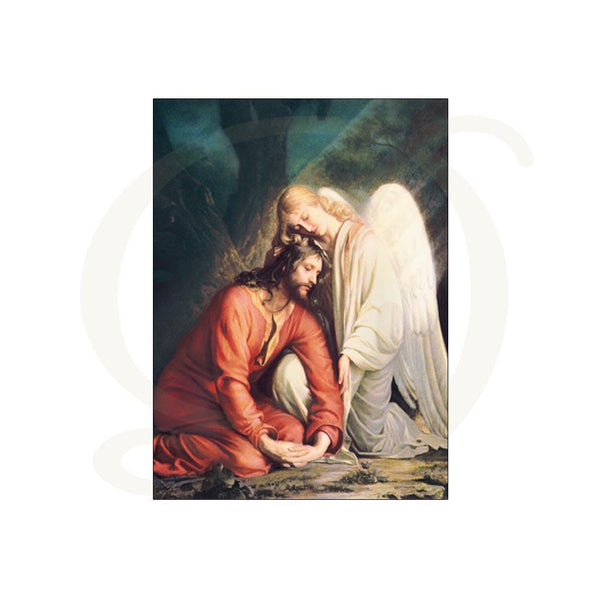 MASS CARD JESUS W/ANGEL 