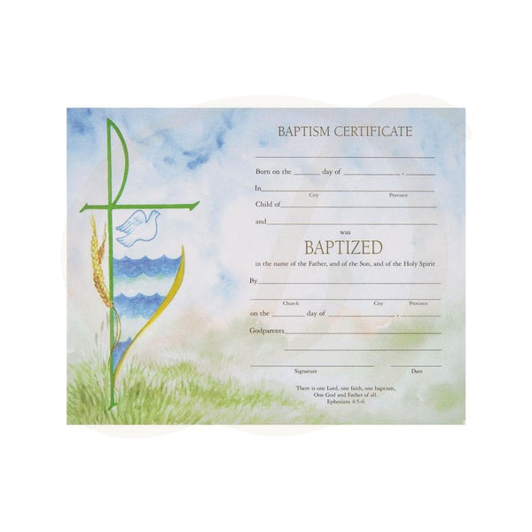 DiCarlo Item 4877 Baptism Certificate