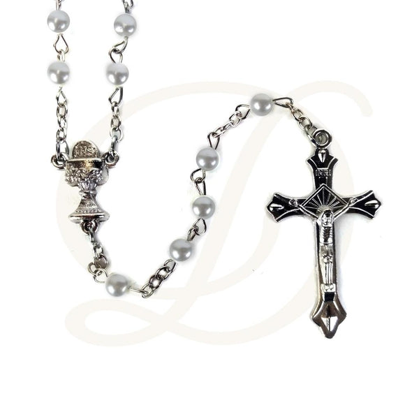 DiCarlo Item 4890 Rosary with a Plastic Case