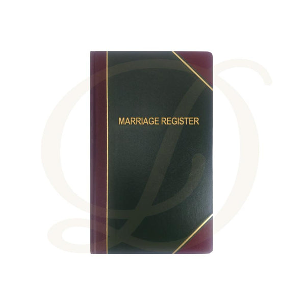 Marriage Register - 1000 Entries