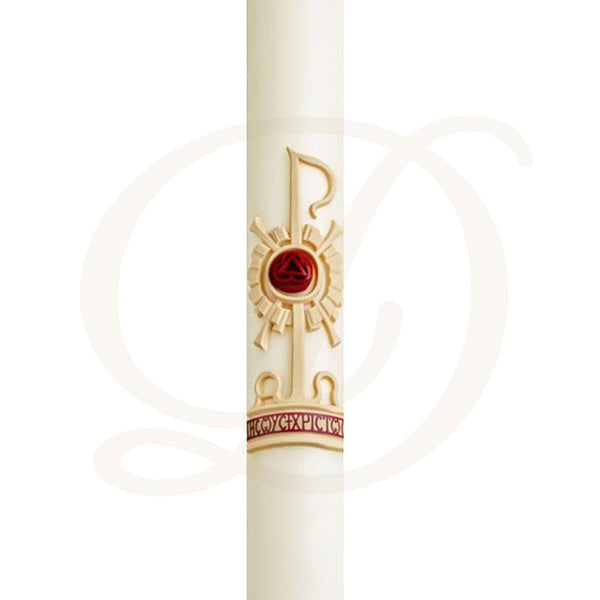 Holy Trinity Paschal Candle - Beeswax