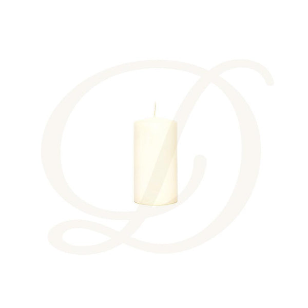 2-4/5"D Altar Candle Ivory - Paraffin