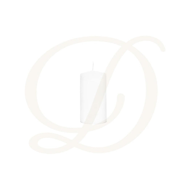 2-4/5"D Altar Candle White - Paraffin