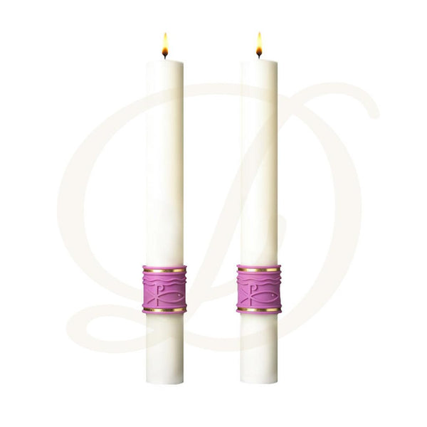 Jubilation Complementing Altar Candles - Beeswax