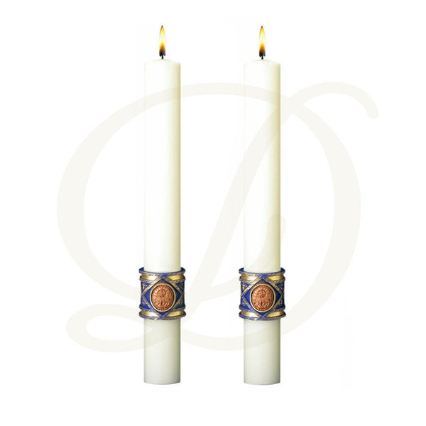 Lilium Complementing Altar Candles - Beeswax
