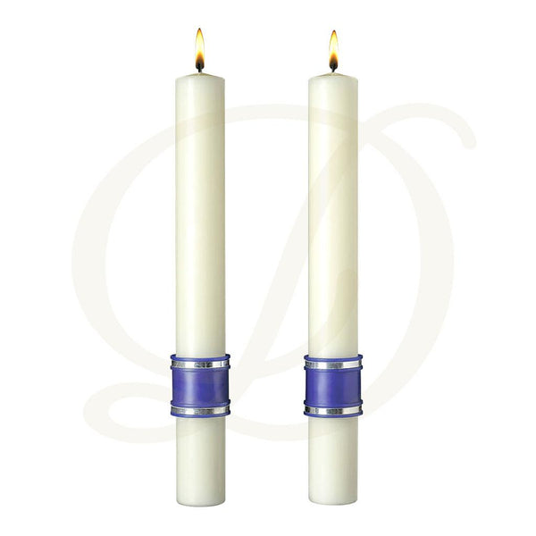 Messiah Complementing Altar Candles - Beeswax