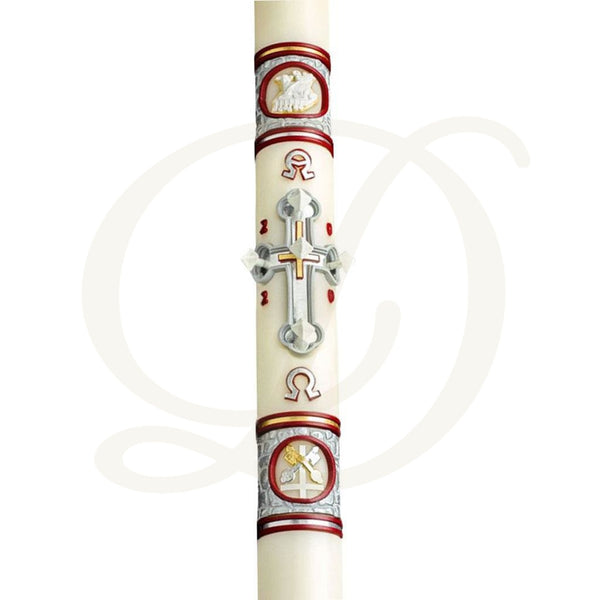 Upon This Rock Paschal Candle - Beeswax
