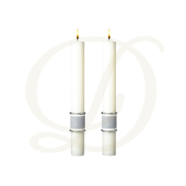 Way of the Cross Complementing Altar Candles - Beeswax